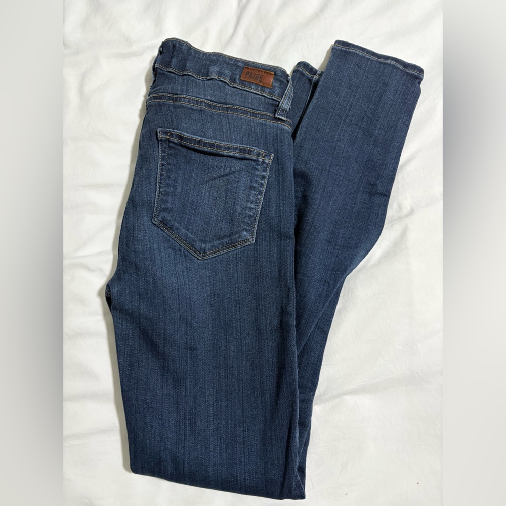 Paige Premium denim Huxton Ultra Skinny jeans size 26 medium blue